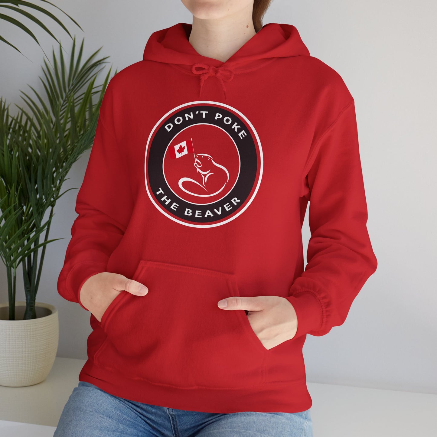 Don't Poke The Beaver Original Collection - Unisex Heavy Blend™ Hooded Sweatshirt - Don't Poke The Beaver Incorporated