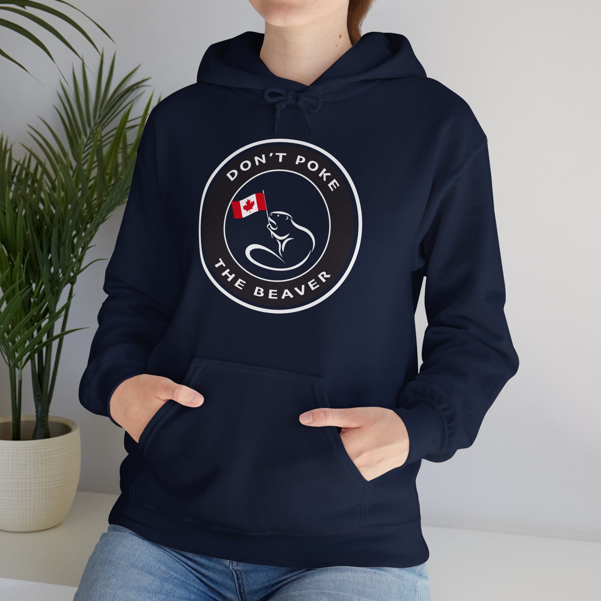 Don't Poke The Beaver Original Collection - Unisex Heavy Blend™ Hooded Sweatshirt - Don't Poke The Beaver Incorporated