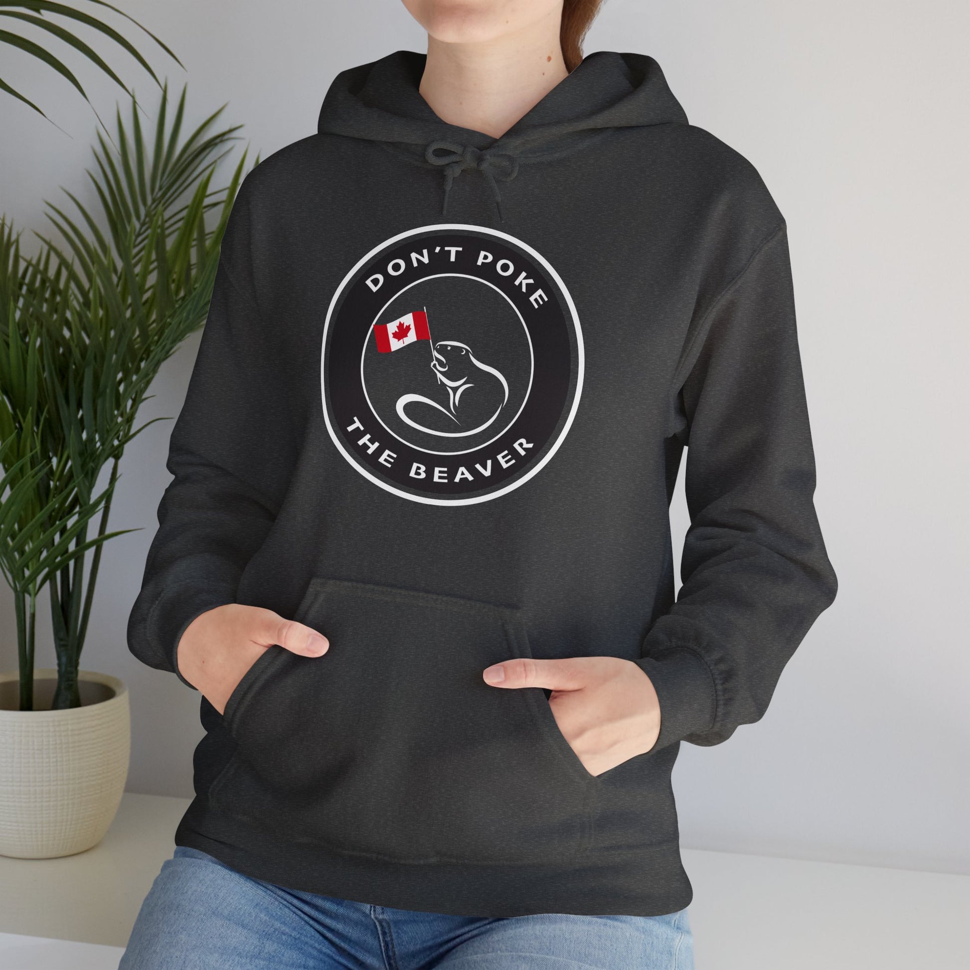 Don't Poke The Beaver Original Collection - Unisex Heavy Blend™ Hooded Sweatshirt - Don't Poke The Beaver Incorporated