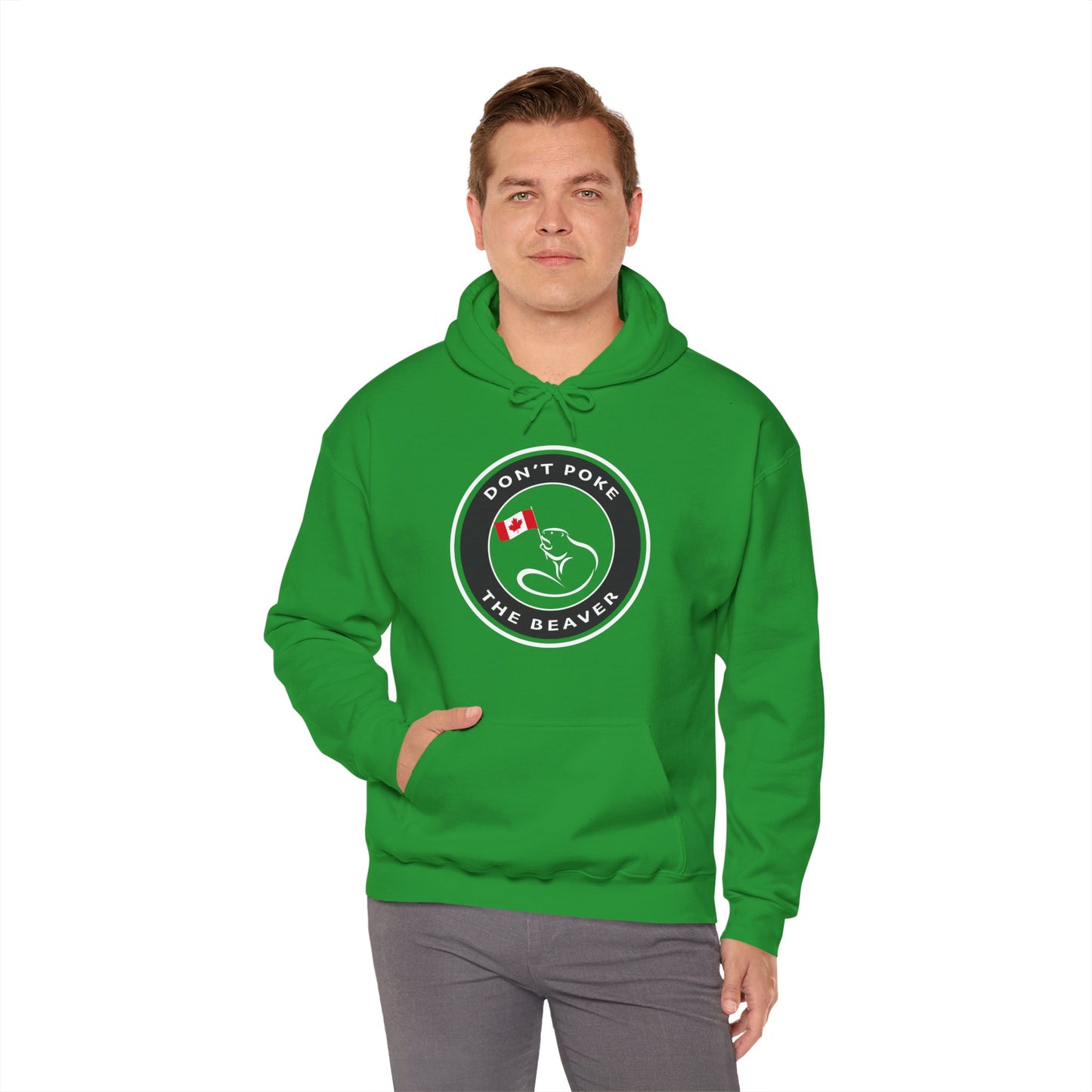 Don't Poke The Beaver Original Collection - Unisex Heavy Blend™ Hooded Sweatshirt - Don't Poke The Beaver Incorporated