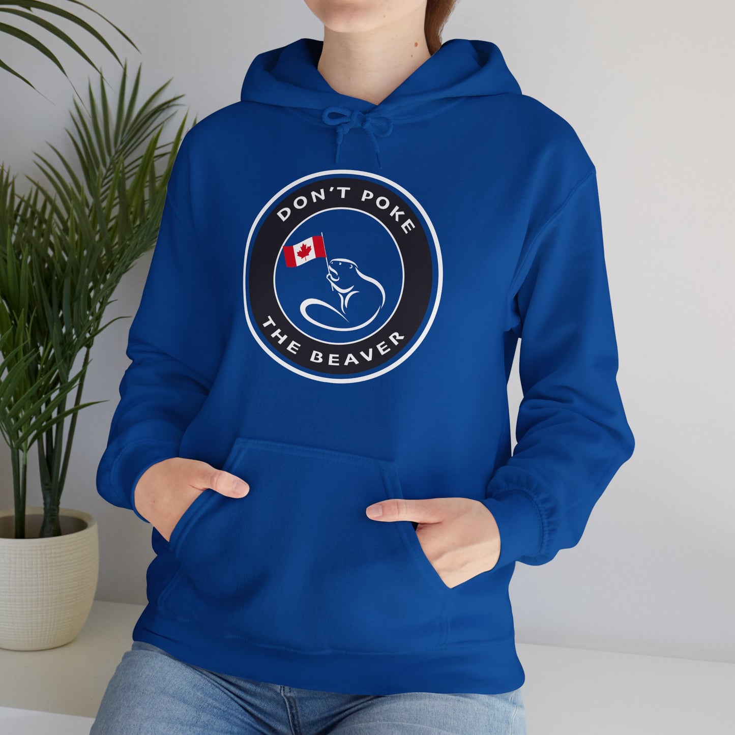 Don't Poke The Beaver Original Collection - Unisex Heavy Blend™ Hooded Sweatshirt - Don't Poke The Beaver Incorporated